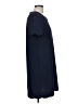 Monteau Solid Blue Casual Dress Size L - photo 4