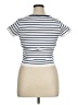 Sugarlips Stripes Ivory Short Sleeve Turtleneck Size XL - photo 2