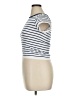 Sugarlips Stripes Ivory Short Sleeve Turtleneck Size XL - photo 5