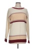 Lularoe 100% Acrylic Stripes Ivory Turtleneck Sweater Size L - photo 1
