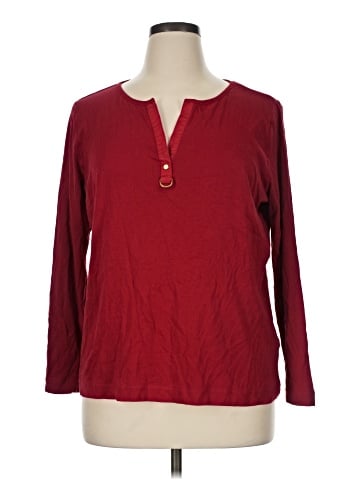 Lauren by Ralph Lauren 3/4 Sleeve Top (view 1)