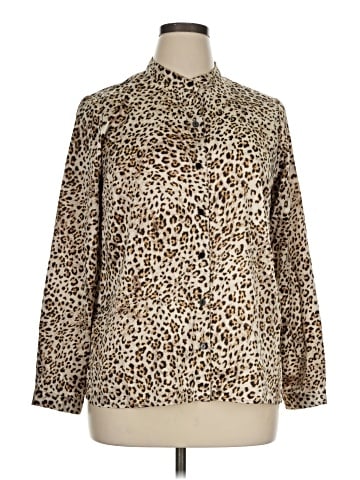 Linea by Louis Dell'Olio Long Sleeve Blouse (view 1)