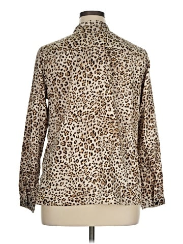 Linea by Louis Dell'Olio Long Sleeve Blouse (view 2)