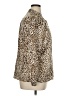 Linea by Louis Dell'Olio Animal Print Tan Long Sleeve Blouse Size 16 - photo 4