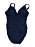 Jantzen Solid Blue One Piece Swimsuit Size 10 - photo 1