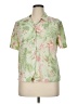 Alfred Dunner 100% Polyester Tropical Green Short Sleeve Blouse Size 14 - photo 1