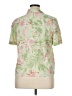 Alfred Dunner 100% Polyester Tropical Green Short Sleeve Blouse Size 14 - photo 2