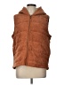 Hem & Thread 100% Polyester Brown Faux Fur Vest Size L - photo 1