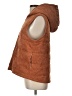 Hem & Thread 100% Polyester Brown Faux Fur Vest Size L - photo 5