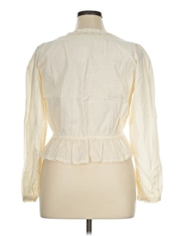American Eagle Outfitters Long Sleeve Blouse (view 2)