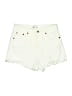 Zara Ivory Denim Shorts Size 6 - photo 1