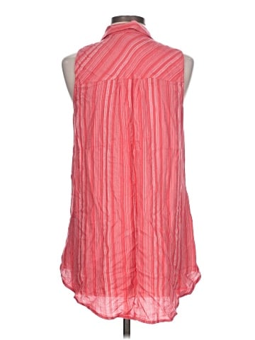 New Directions Sleeveless Button-Down Shirt (view 2)