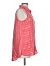 New Directions 100% Viscose Red Sleeveless Button-Down Shirt Size L - photo 4