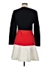 Lisa Perry Color Block Red Casual Dress Size 6 - photo 2