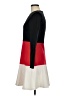 Lisa Perry Color Block Red Casual Dress Size 6 - photo 5