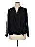 Alfani Black Long Sleeve Blouse Size XL - photo 1