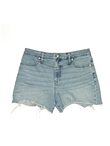 Madewell The Perfect Vintage Mid-Length Jean Short in Starkline Wash: Yoke Edition (view 1)