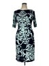 Connected Apparel Paisley Teal Cocktail Dress Size 14 - photo 1
