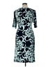 Connected Apparel Paisley Teal Cocktail Dress Size 14 - photo 2