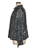 Fever 100% Polyester Animal Print Black Long Sleeve Blouse Size XL - photo 5