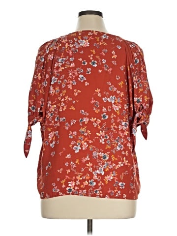 LC Lauren Conrad Short Sleeve Blouse (view 2)