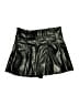 Windsor 100% Polyester Metallic Black Faux Leather Skirt Size S - photo 2