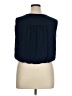 Amour Vert Blue Sleeveless Blouse Size XL - photo 2