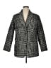 Ann Taylor LOFT Houndstooth Gray Coat Size 14 - photo 1