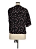 VIISHOW Floral Black Short Sleeve Blouse Size XL - photo 2