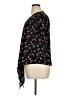 VIISHOW Floral Black Short Sleeve Blouse Size XL - photo 5