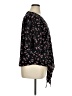 VIISHOW Floral Black Short Sleeve Blouse Size XL - photo 4