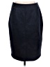 Ann Taylor LOFT Solid Black Formal Skirt Size 10 - photo 2