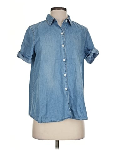 J.Jill Short Sleeve Button-Down Shirt (view 1)