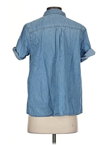 J.Jill Short Sleeve Button-Down Shirt (view 2)