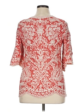 Solitaire 3/4 Sleeve Blouse (view 2)