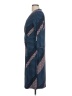 Chico's Print Blue Cocktail Dress Size Lg (2) - photo 5