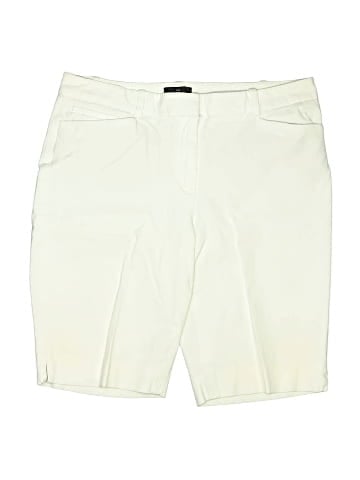 White House Black Market Khaki Shorts (view 1)