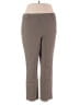 Rafaella Houndstooth Brown Casual Pants Size 18 - photo 1