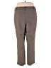 Rafaella Houndstooth Brown Casual Pants Size 18 - photo 2