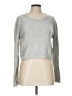 Jun & Ivy Metallic Silver Pullover Sweater Size L - photo 1