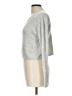 Jun & Ivy Metallic Silver Pullover Sweater Size L - photo 5