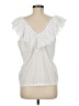 Ann Taylor LOFT White Sleeveless Blouse Size M - photo 2