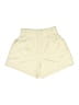 Zobha Solid Ivory Athletic Shorts Size M - photo 1