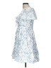 Francesca's Blue Casual Dress Size L - photo 5