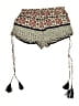 Angie 100% Rayon Paisley Burgundy Shorts Size S - photo 1
