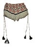 Angie 100% Rayon Paisley Burgundy Shorts Size S - photo 2