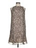 Ann Taylor LOFT 100% Polyester Animal Print Brown Casual Dress Size XS - photo 1