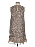 Ann Taylor LOFT 100% Polyester Animal Print Brown Casual Dress Size XS - photo 2