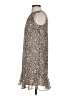 Ann Taylor LOFT 100% Polyester Animal Print Brown Casual Dress Size XS - photo 5