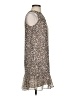 Ann Taylor LOFT 100% Polyester Animal Print Brown Casual Dress Size XS - photo 4